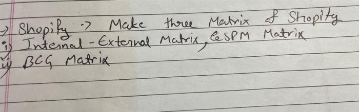 2 > Shopify Make three Matrix at Stopity 2 2