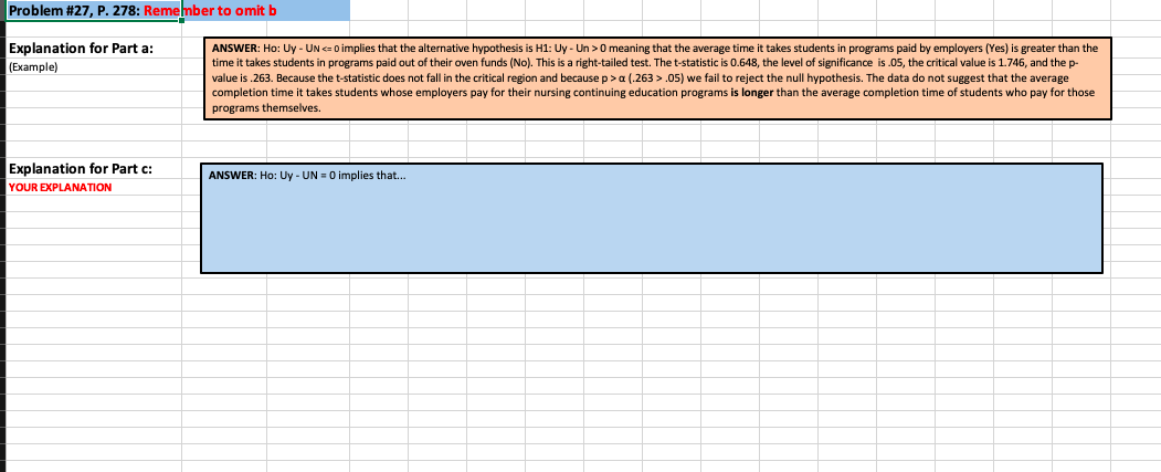 Question #27: Solution here: S SCULE cal value