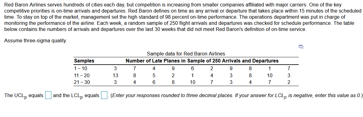 In an attempt to judge and monitor the quality of