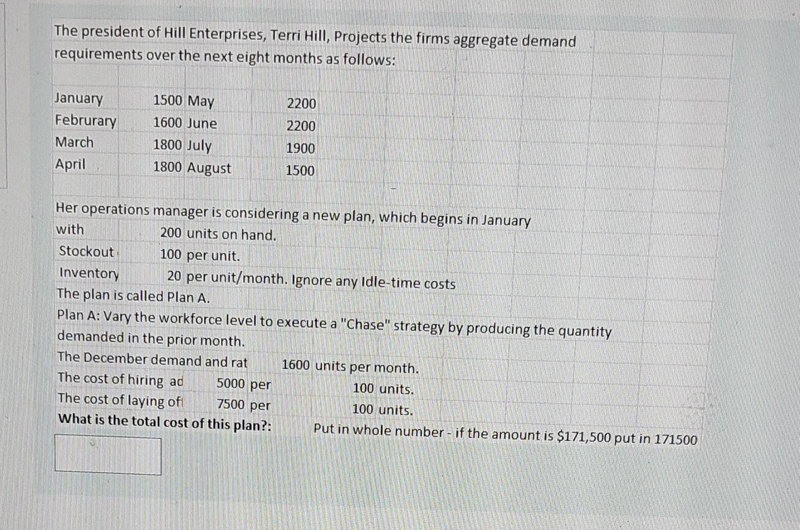 The president of Hill Enterprises, Terri Hill,