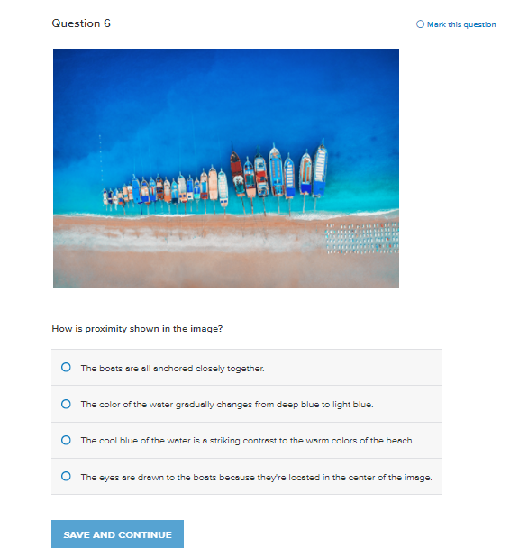 Question 6 O Mark this question How is proximity