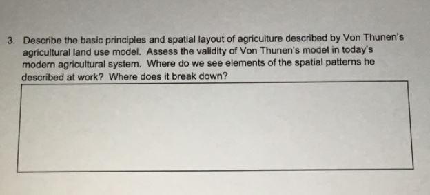 3. Describe the basic principles and spatial