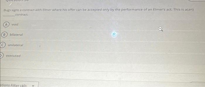 Bugs vigns a contract with Eimer where his offer