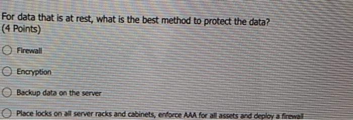 What phrase represents Authentication best? (4