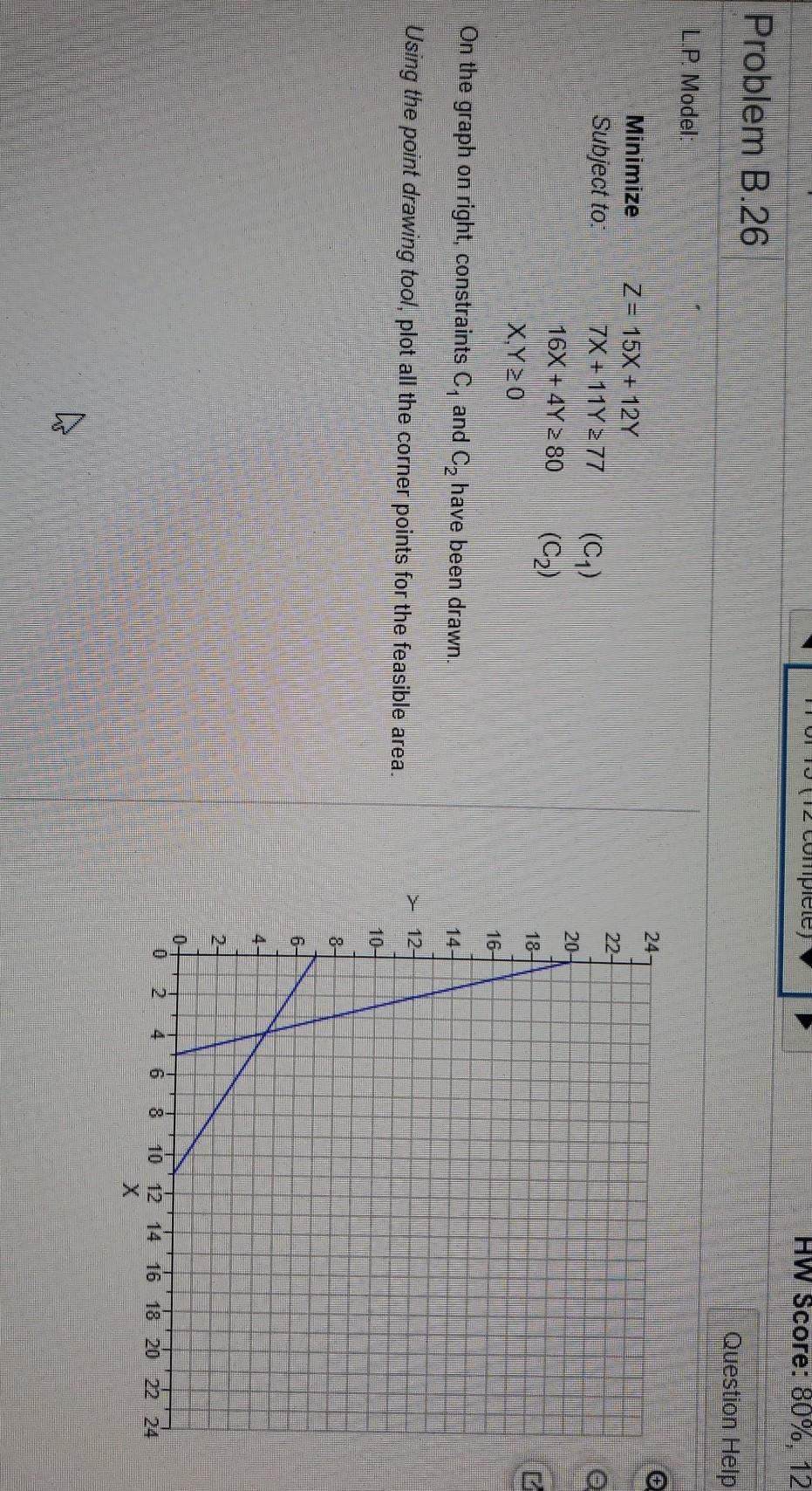 Problem B.2 Question Help LP. Model: 20- Maximize