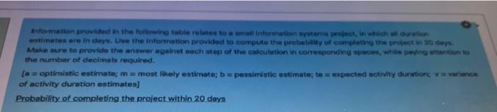 G H F E Activity 10 A D B Description System