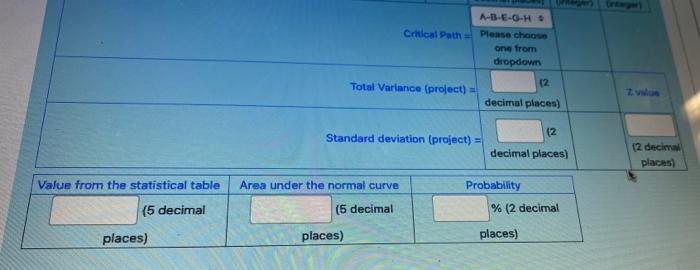 G H F E Activity 10 A D B Description System