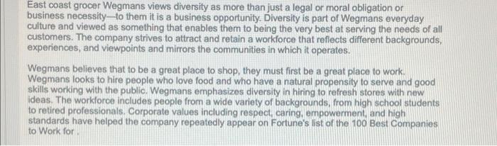 1. In what ways can diverse employees contribute