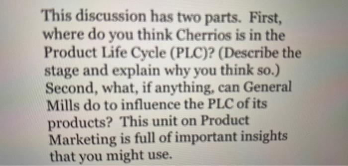 This discussion has two parts. First, where do