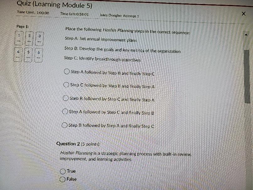 need help with this please Quiz (Learning Module