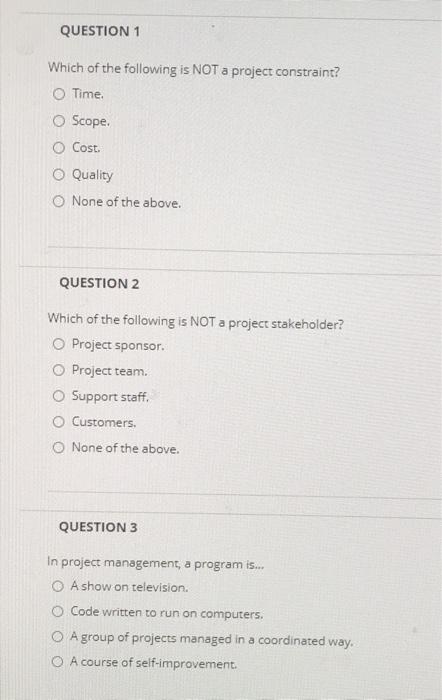 this is a project managment question although i