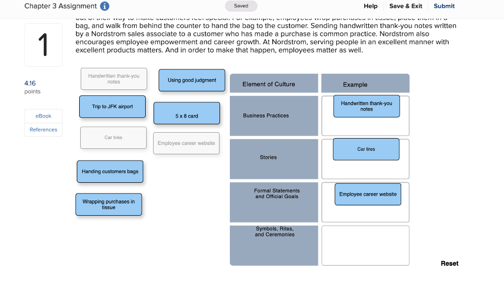 Chapter 3 Assignment i 1 4.16 points eBook