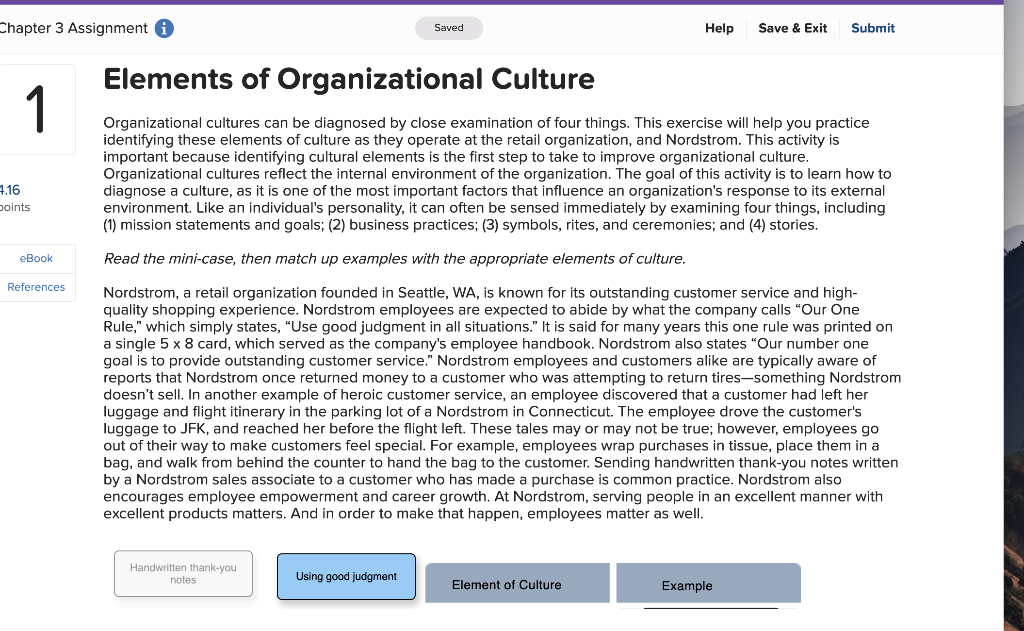 Chapter 3 Assignment i 1 4.16 points eBook
