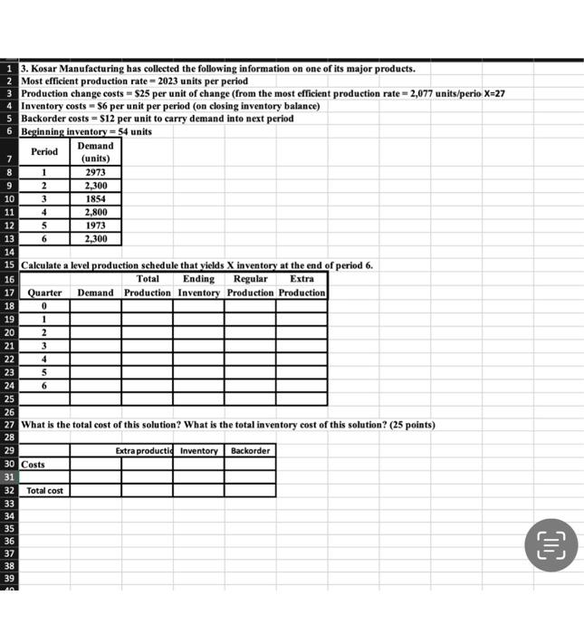 please show how it is worked on excel 3. Kosar