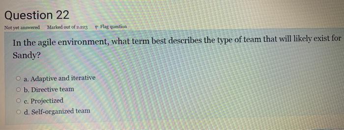 Needed asap without explanation Question 18 Not