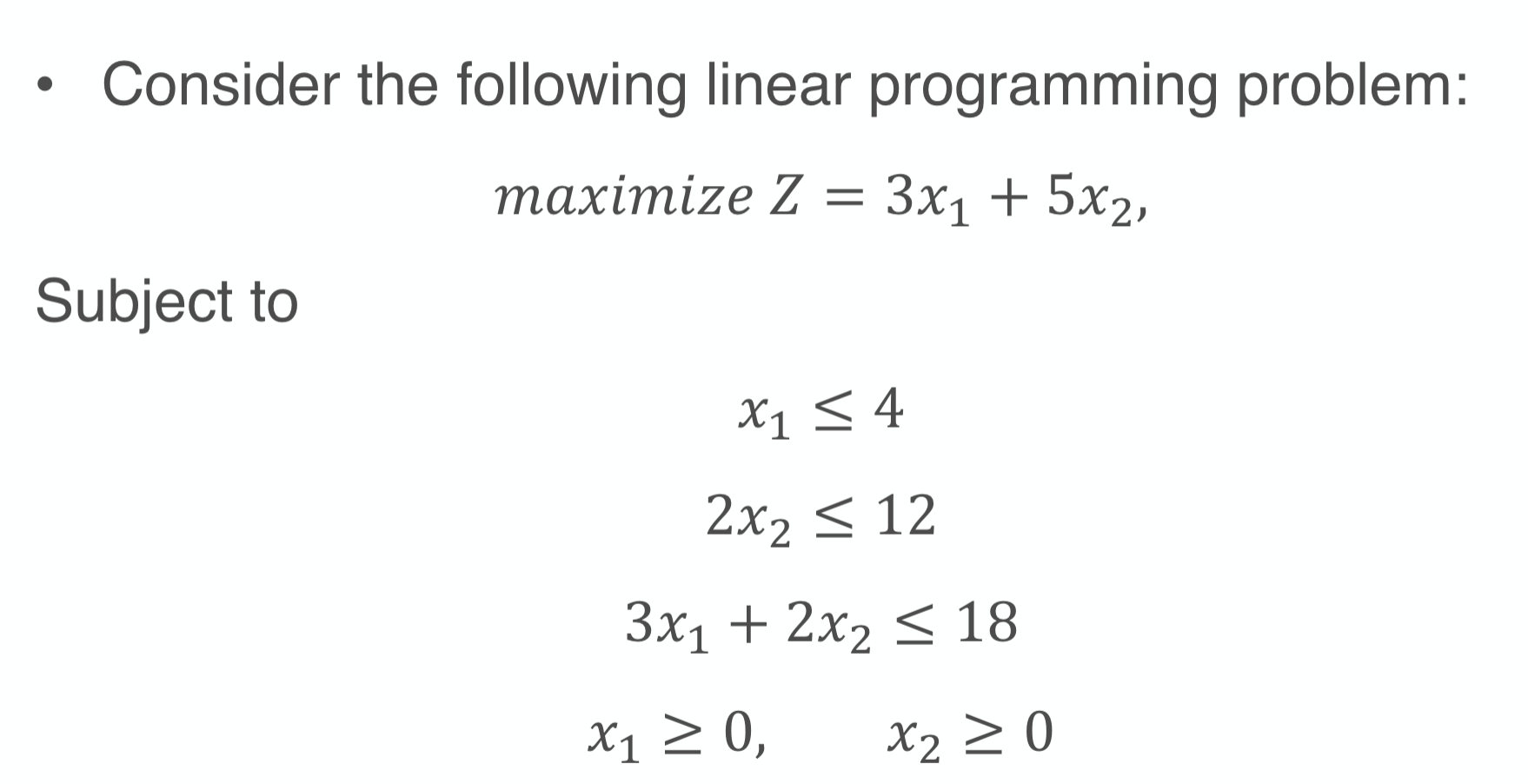 Please use Dynamic/Linear Programming to solve