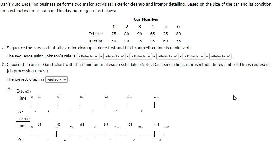 For question A, the options go from 1-6 THERE IS