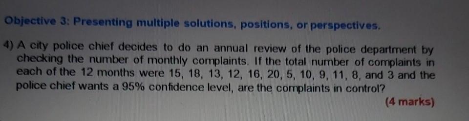 please help me Objective 3: Presenting multiple