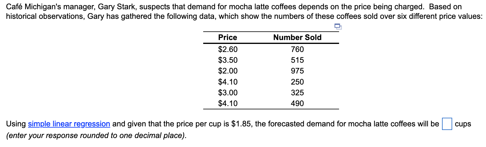 Caf Michigan's manager, Gary Stark, suspects that