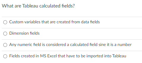 What are the two main groups that all fields are