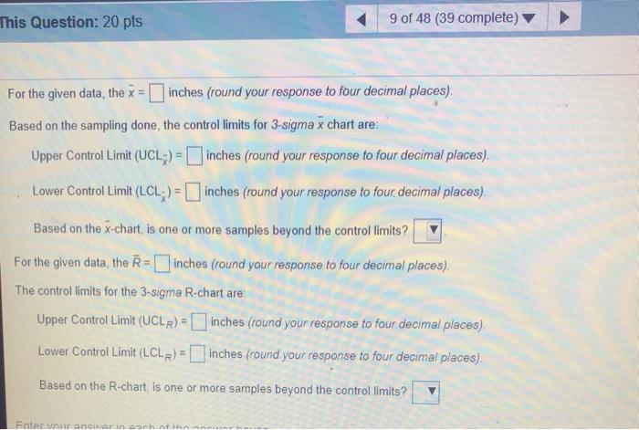 Reter to Table S6.2-Factors for Computing Control