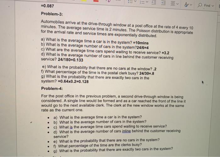 problem 4 > V Find 13 23A =0.087 Problem-3: