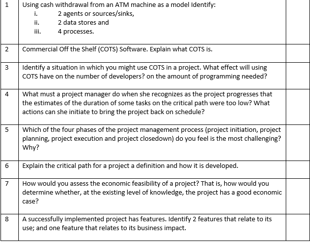 Systems Analysis and Design 1 Using cash