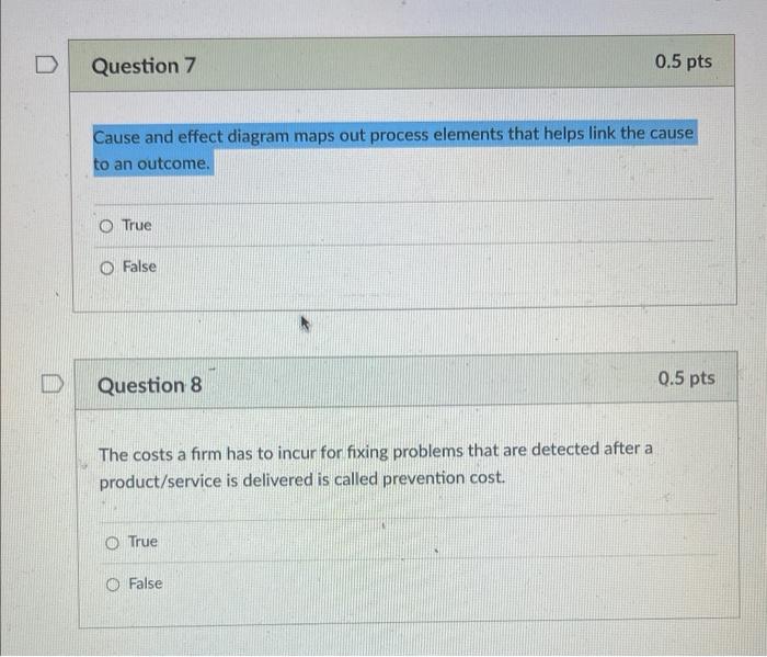 Cause and effect diagram maps out process