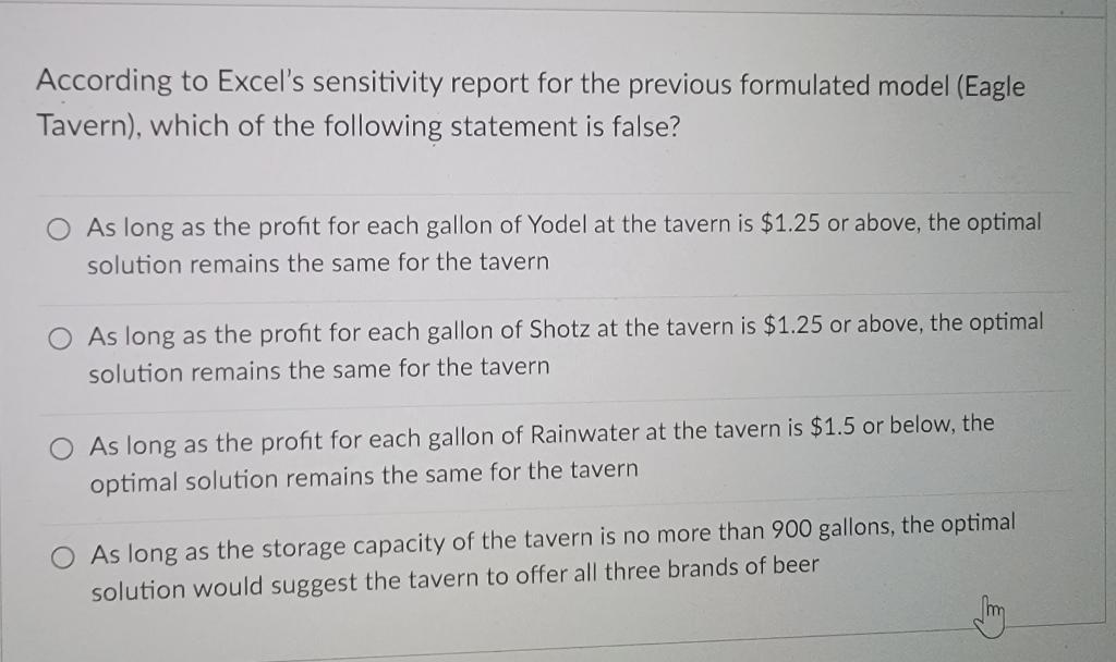 Betty Malloy, owner of the Eagle Tavern in