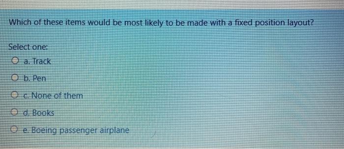 Which of these items would be most likely to be