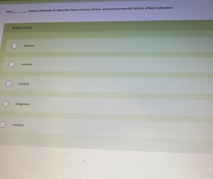 And theory attempts to describe how various