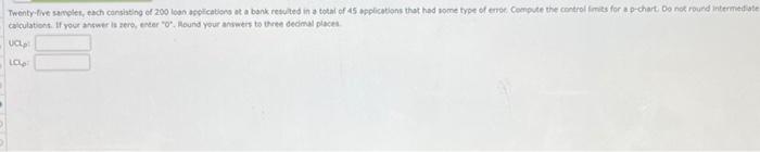 Twenty-five samples, each consisting of 200 loan