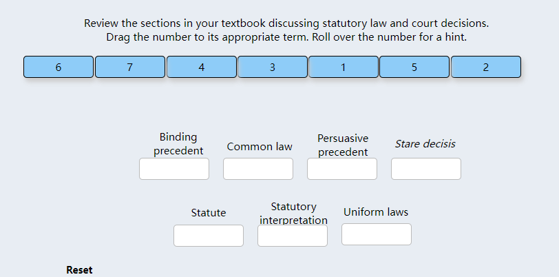 Statutory Law and Court Decisions The law