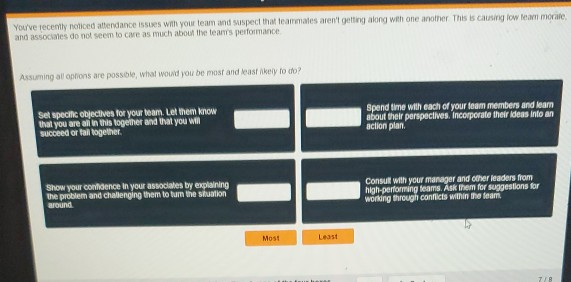 You've recently noticed attendance issues with