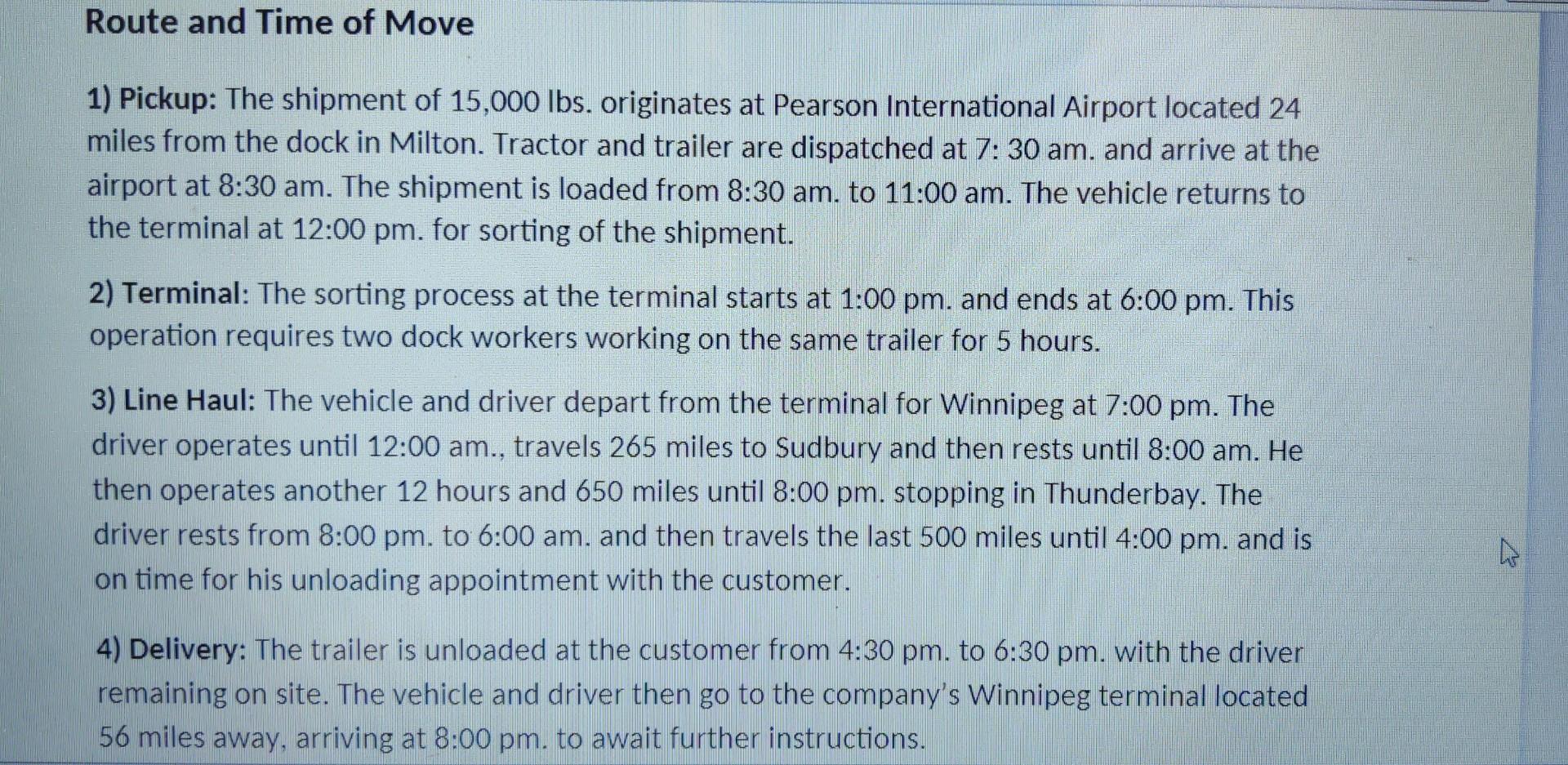 please give ASAP Chalman Transportation is