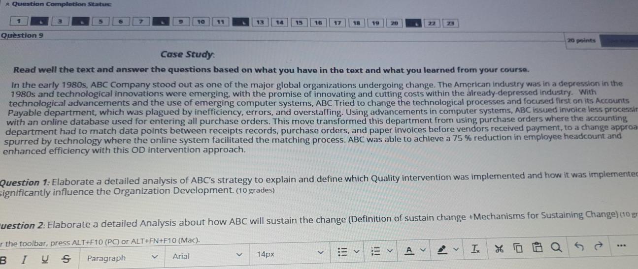 question 2 Question Completion Status 5 7 TO 11