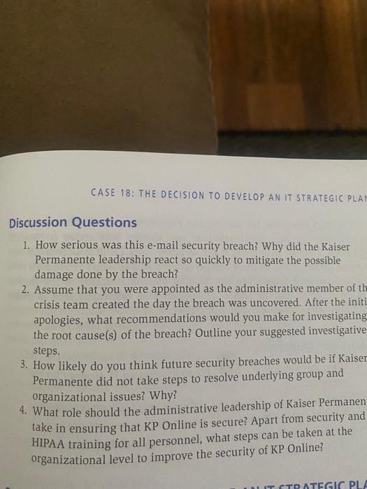 reduce the occurrence and severity of CASE 17: