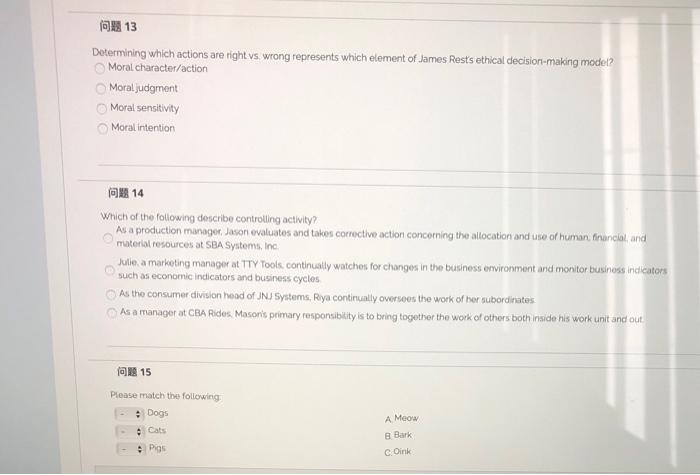 ( 13 Determining which actions are right vs.