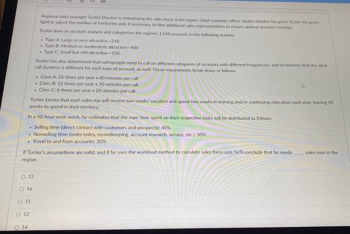 Tocker does an account analysis and cafegorizes