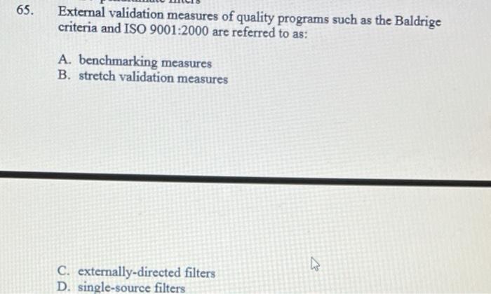 62. Using just a few suppliers for a for a single