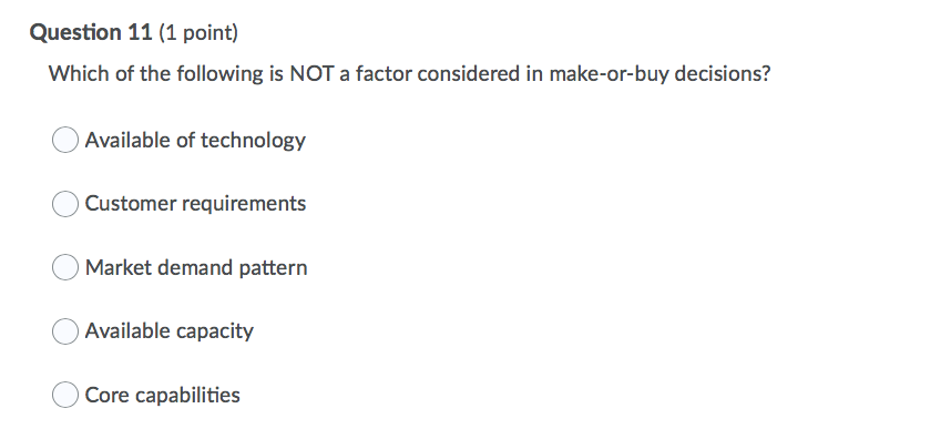 Question 9 (1 point) A process to generate