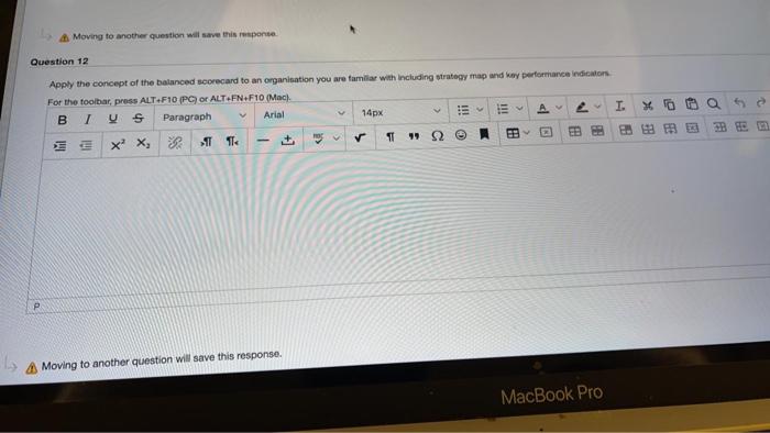 A Moving to another question will save this