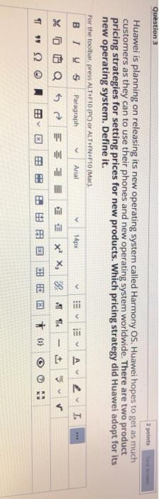 quickly please I need a short answer . Question 3