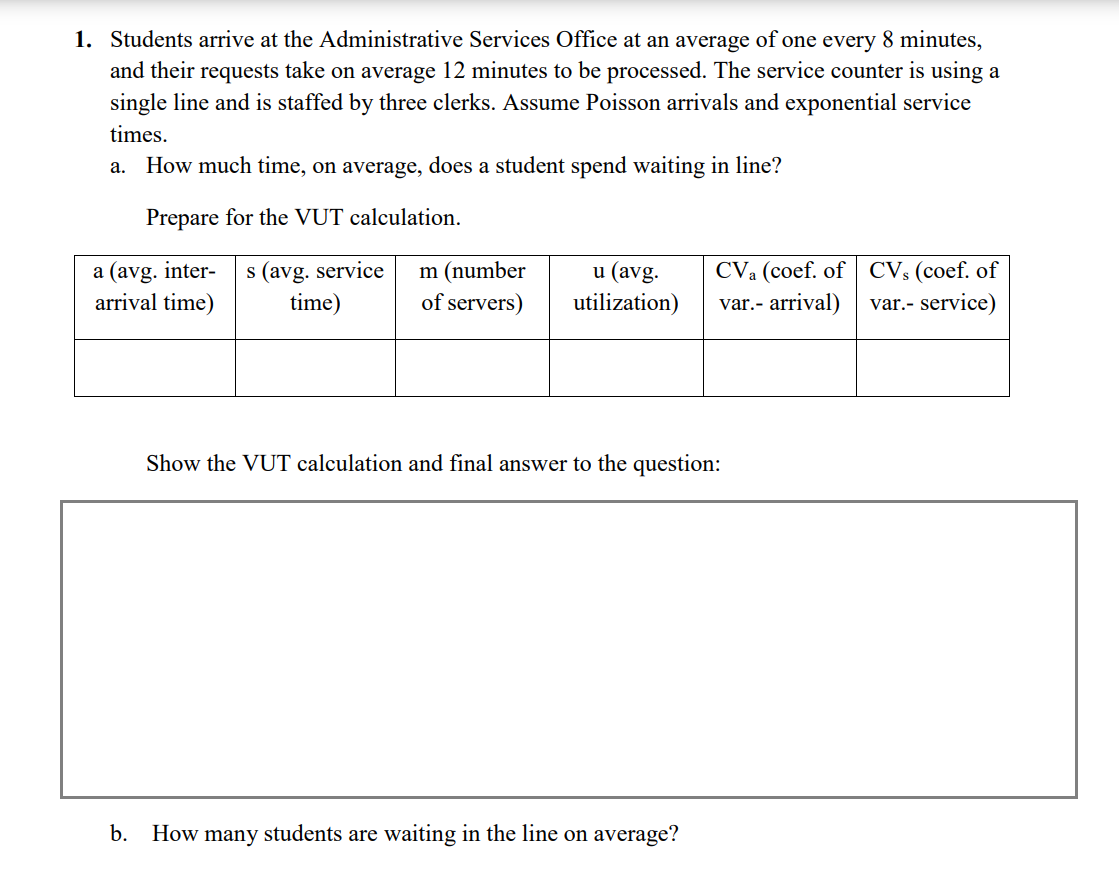 1. Students arrive at the Administrative Services