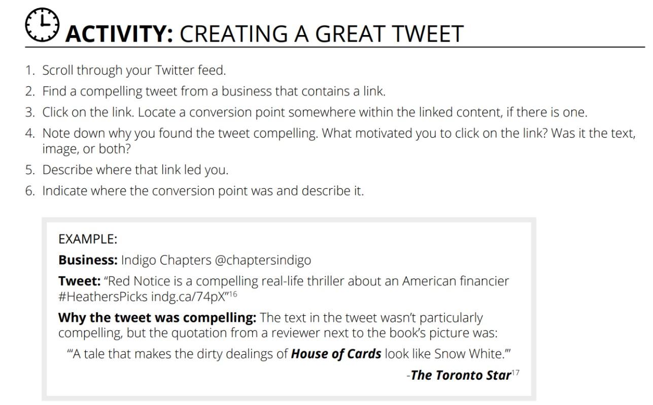 Scroll through your Twitter feed and find a