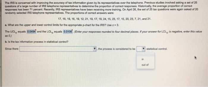 The IRS is concerned with improving the accuracy