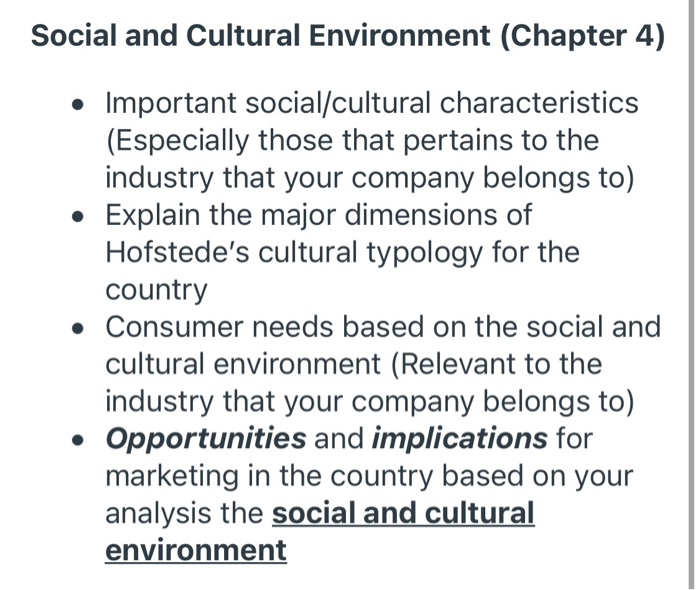 business: Target location: India Social and