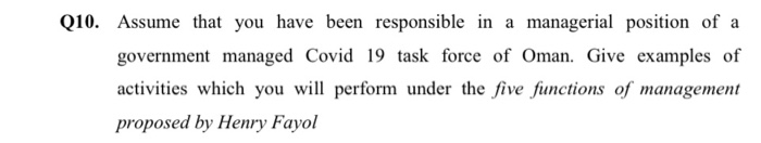 my question is Q10. Assume that you have been