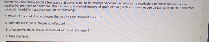 Watch the video below about a few ways that