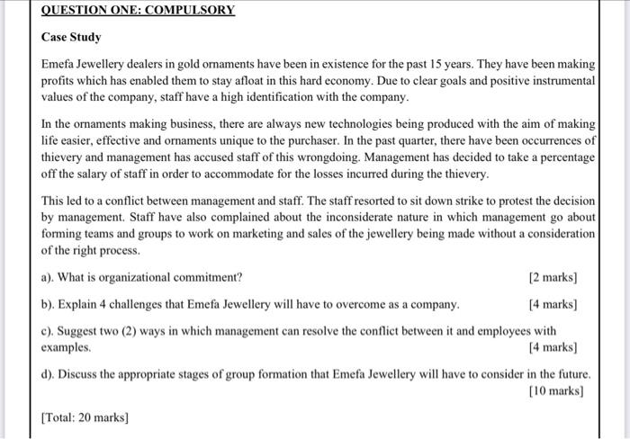 Case Study Emefa Jewellery dealers in gold